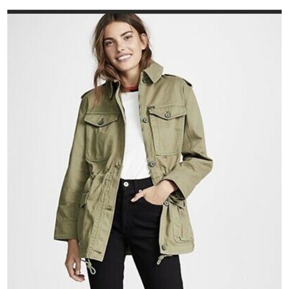 Wrangler Military Field Jacket In Army 